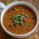 Spicy Black Beans Soup