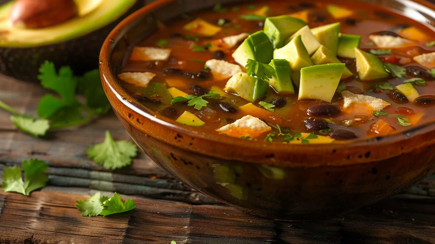 Spicy Black Beans Soup