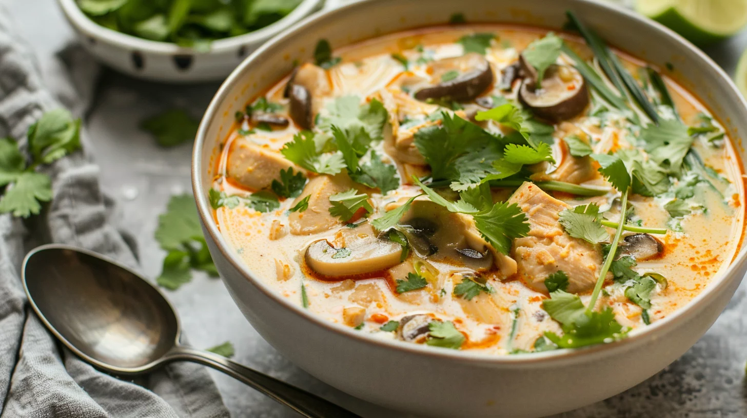 Thai Coconut Curry Soup