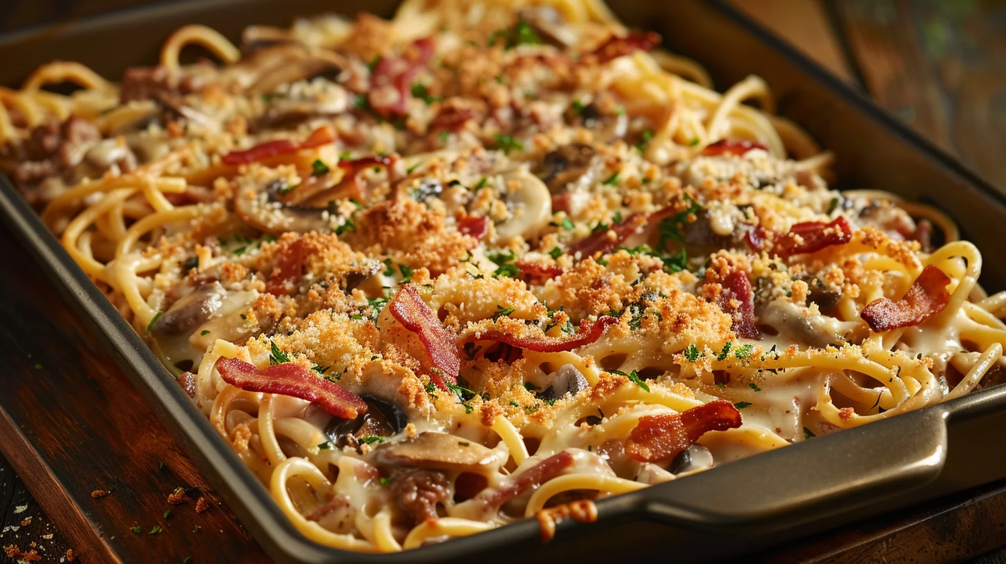 Turkey Tetrazzini Bake