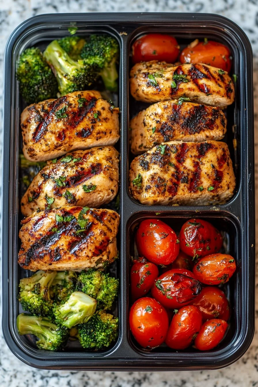 Healthy High Protein Meal Prep Tuscan Butter Chicken
