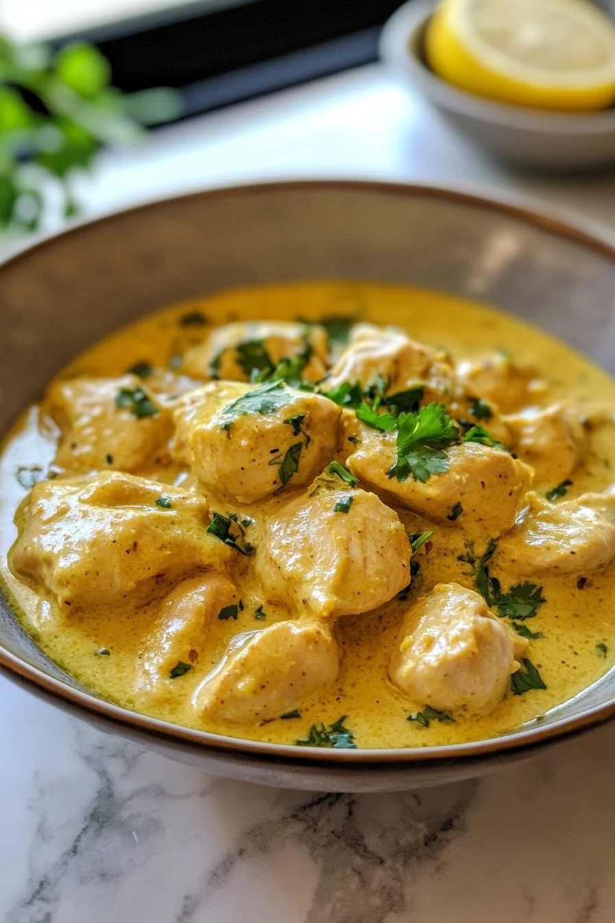 Creamy lemon butter chicken