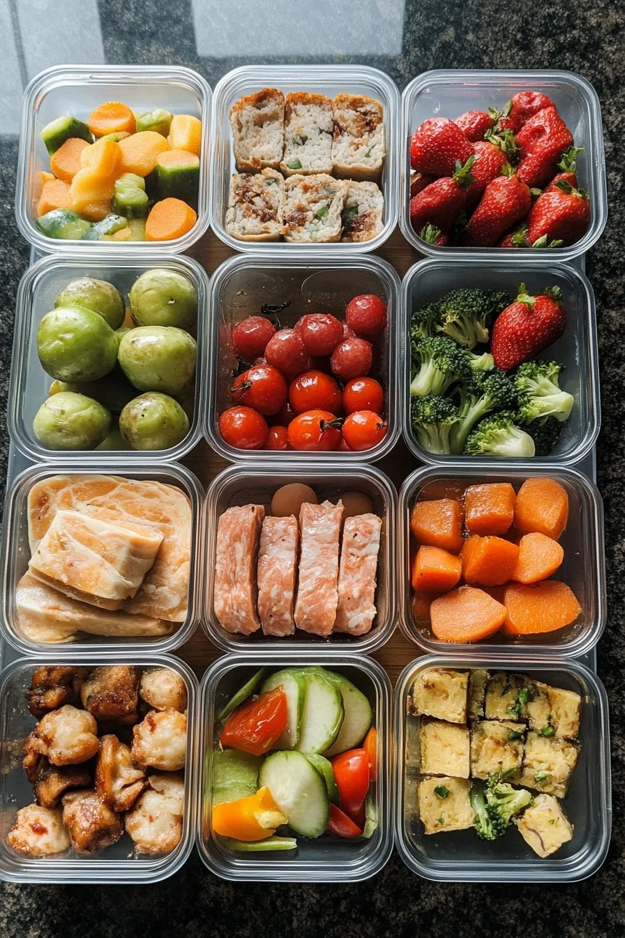 Adult Lunchable Bento Box Meal Prep Healthy Lunch