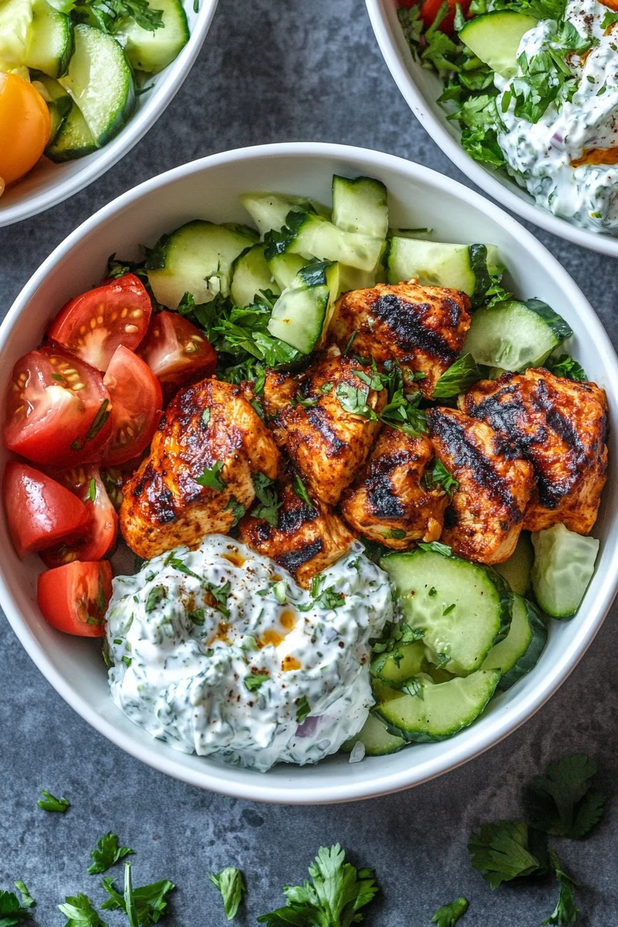 Chicken Tzatziki Bowls