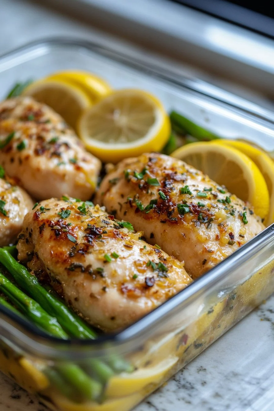 Lemon Garlic Chicken Meal Prep
