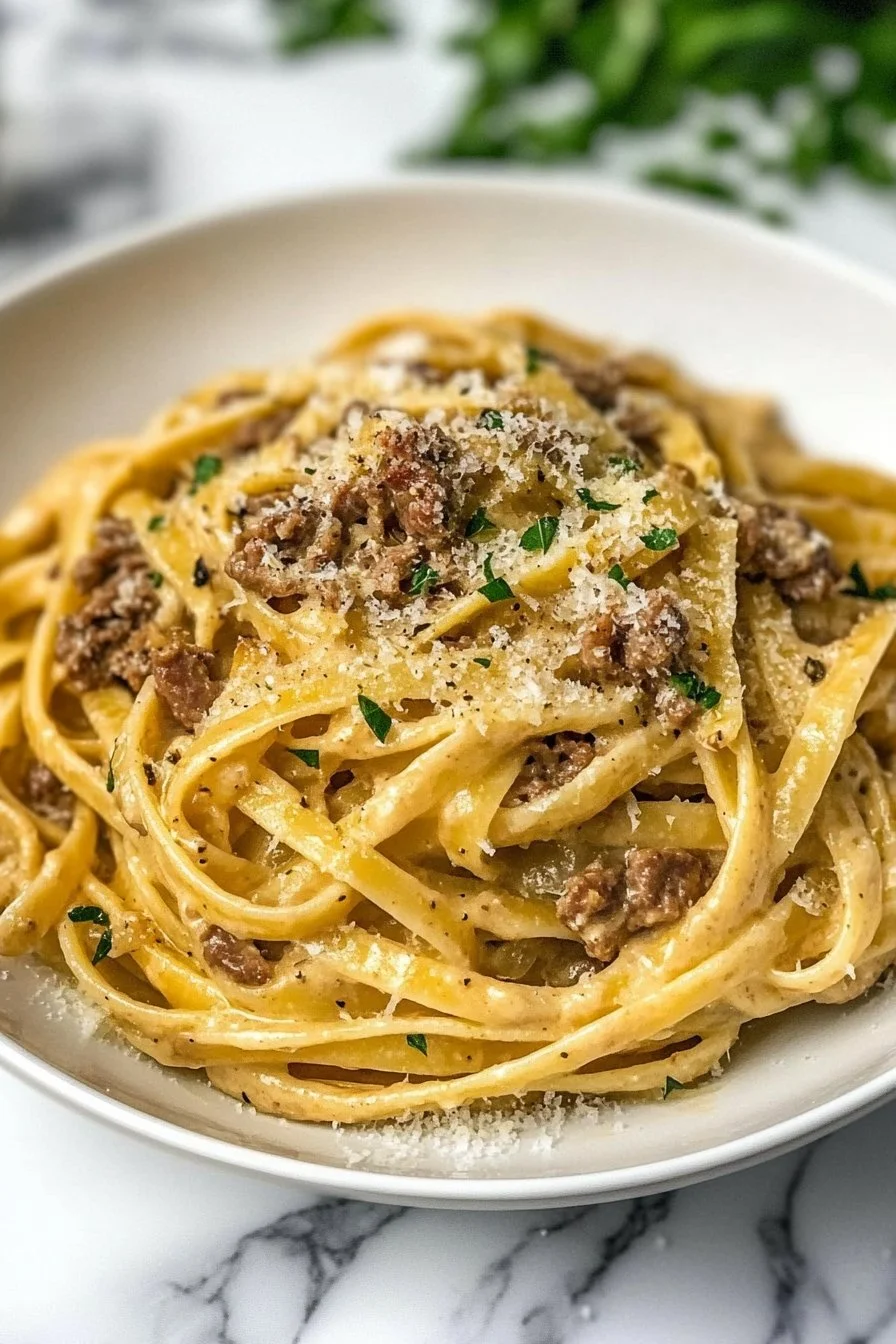 High Protein Creamy Beef Pasta Recipe for Quick Weeknight Dinners
