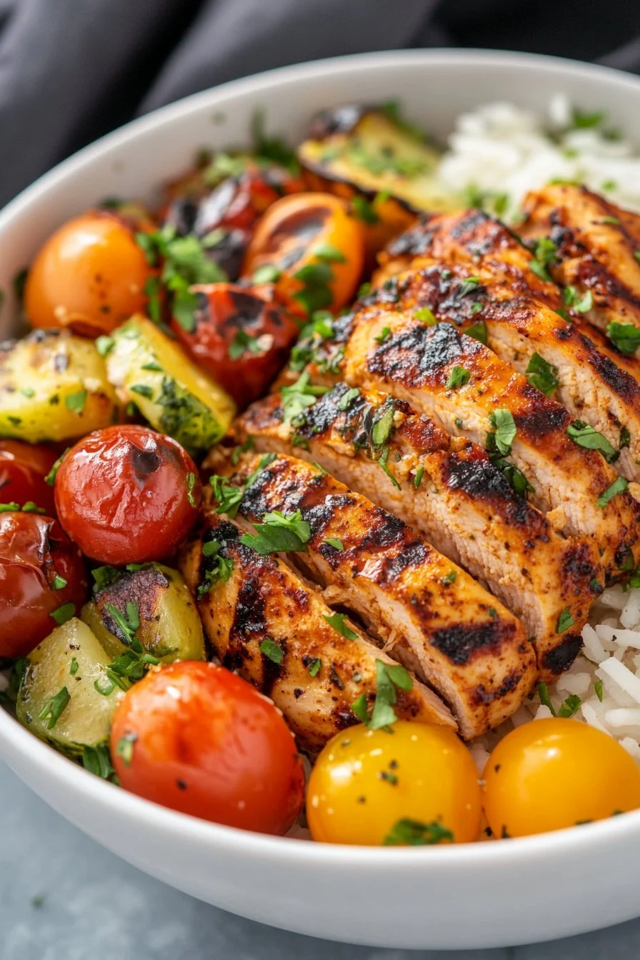 Greek Chicken Bowls