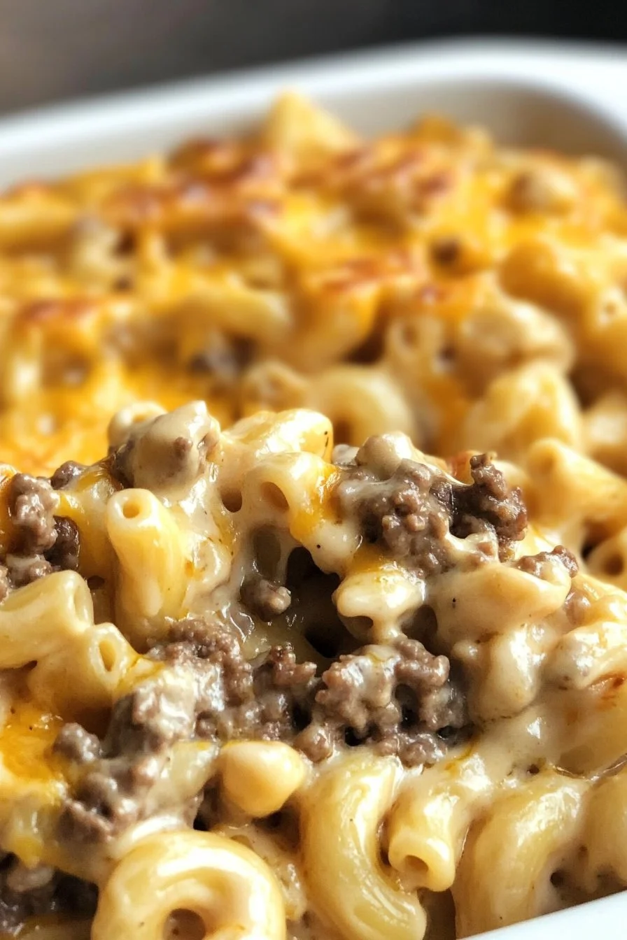 High-Protein Creamy Philly Cheesesteak Mac & Cheese