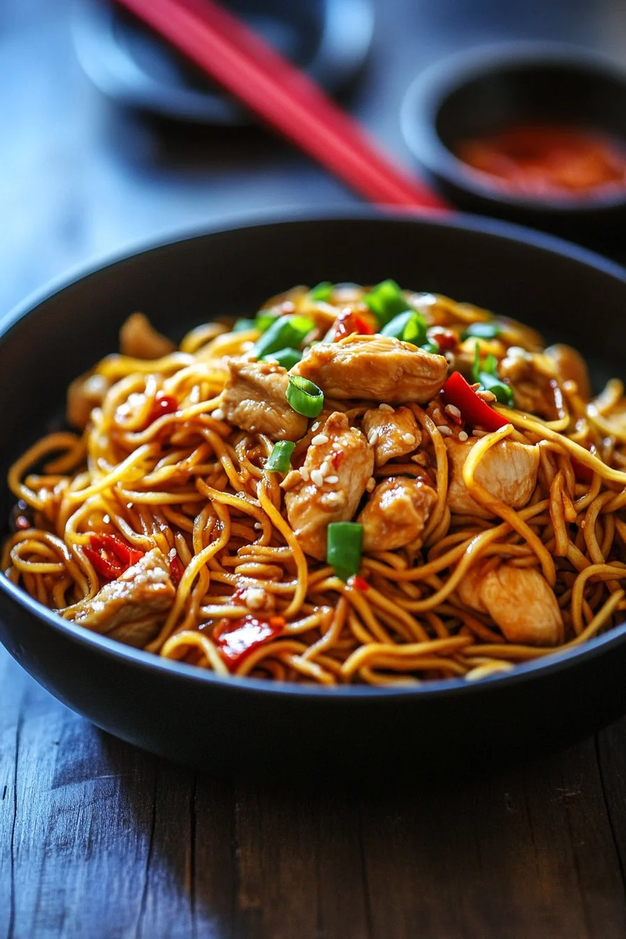 Easy Chicken Chow Mein