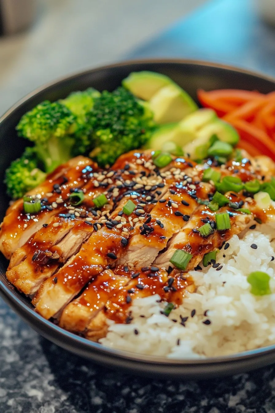 Teriyaki Chicken Rice Bowl