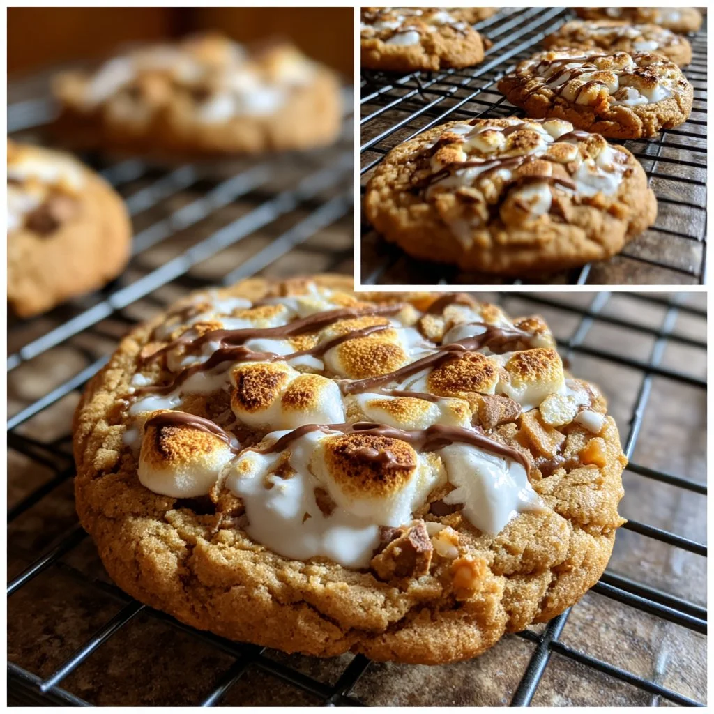 Crumbl S'mores Cookies