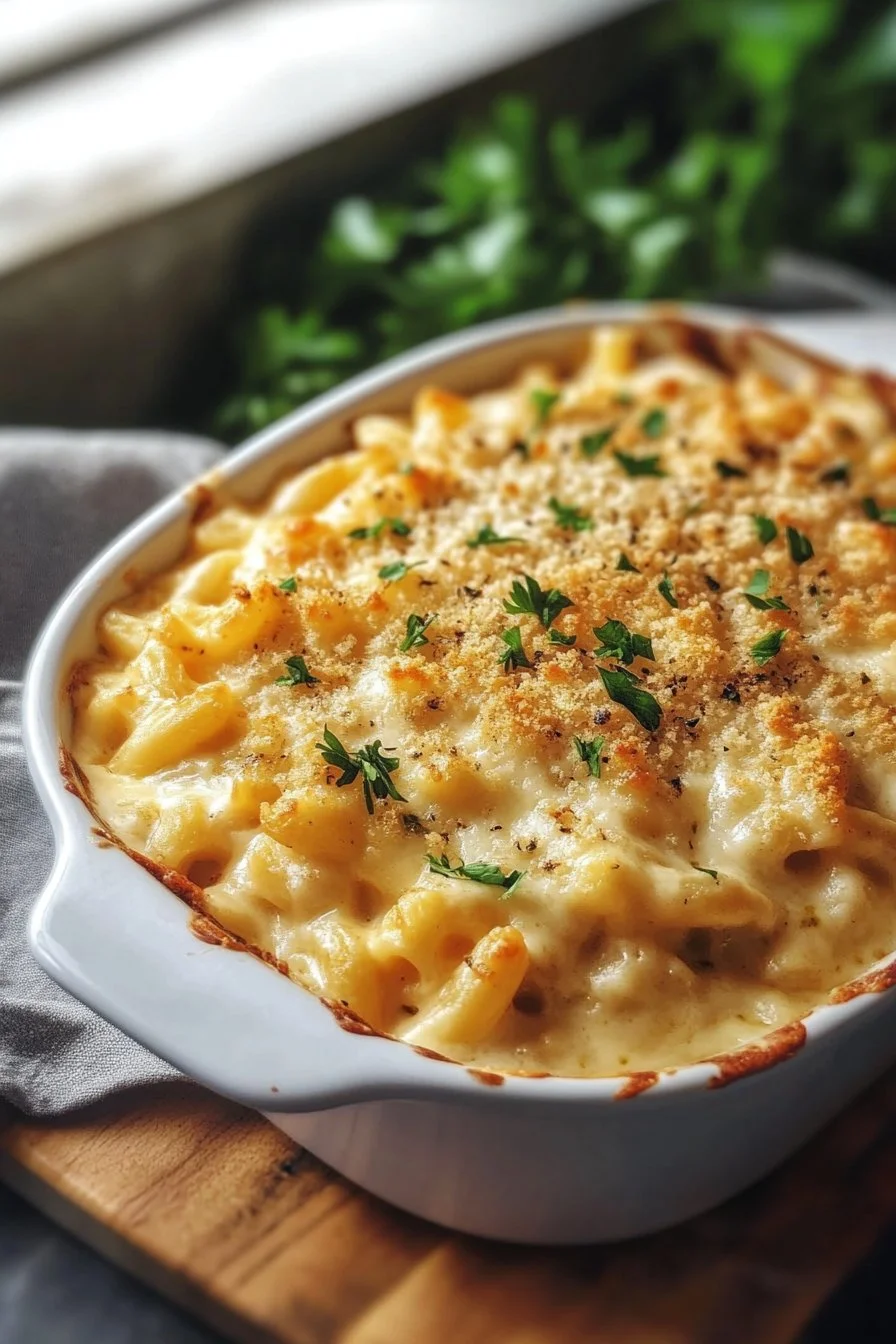 High Protein Honey Garlic Butter Chicken Mac and Cheese!🍗🍯🧀
