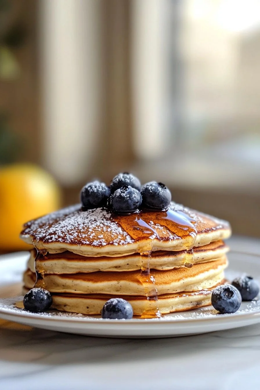 Fluffiest Blueberry Pancakes