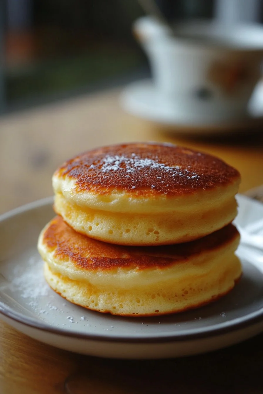 Fluffy Japanese Soufflé Pancakes