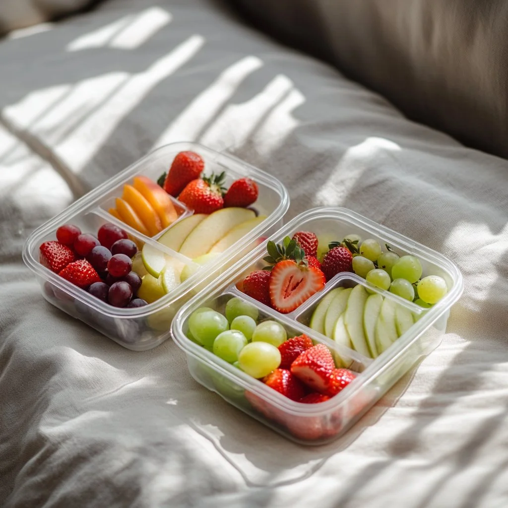 Healthy adult lunchable bento box meal prep for a nutritious lunch.