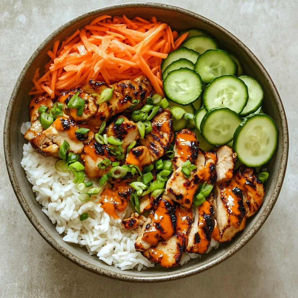 Delicious Bang Bang Chicken Bowl with fresh ingredients and vibrant flavors