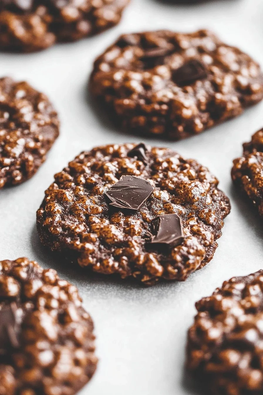 Rice Krispie Chocolate Cookies