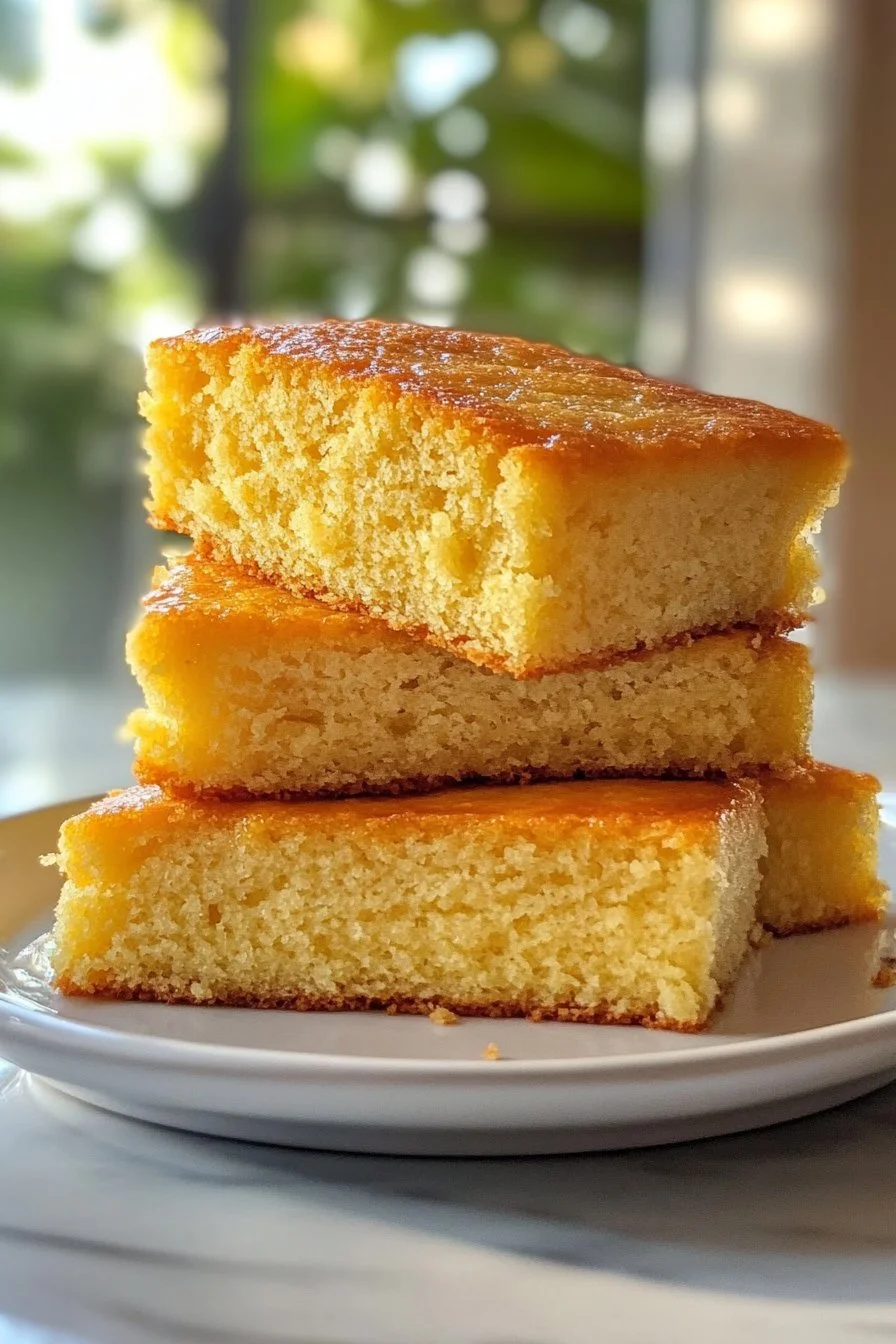 Sweet and Moist Honey Cornbread