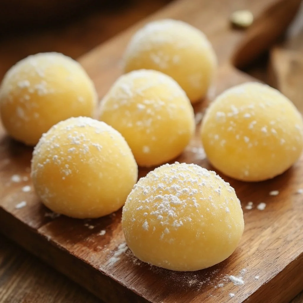 Delicious homemade condensed milk bites on a plate