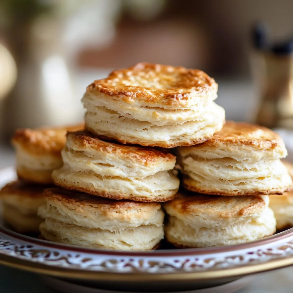 Fluffy and delicious homemade biscuits fresh out of the oven
