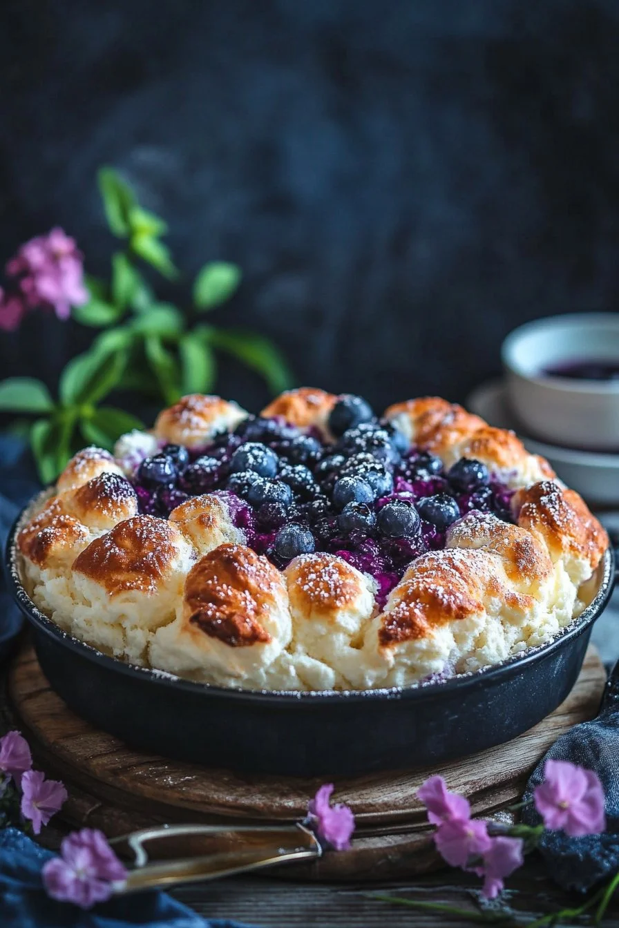 Magical Cottage Cheese Blueberry Cloud Bread Recipe