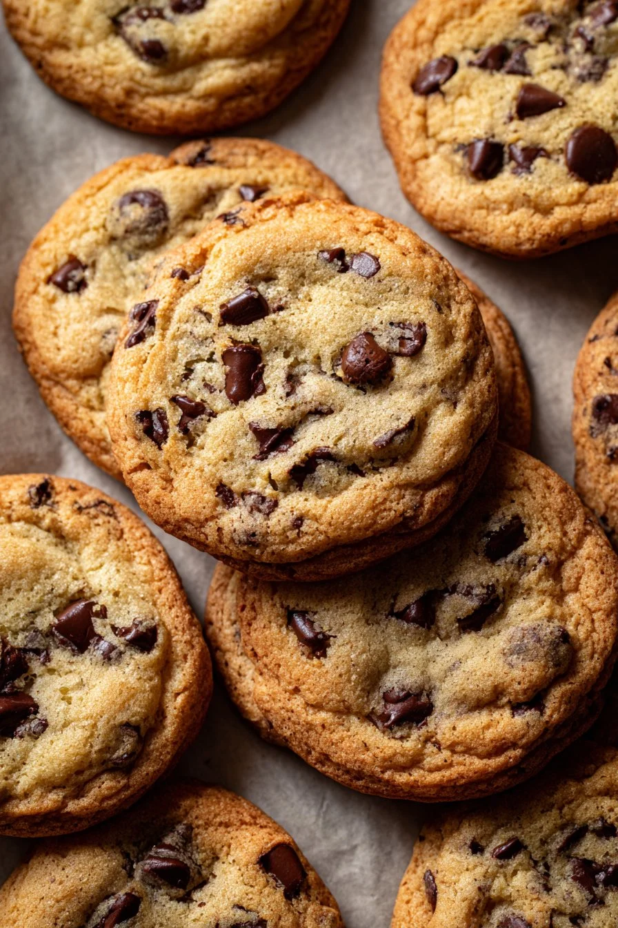 Crunchy Chocolate Chip Cookies
