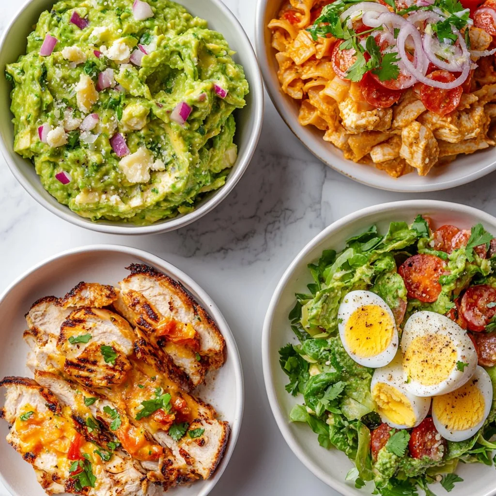 High protein lunch options for a healthy meal.
