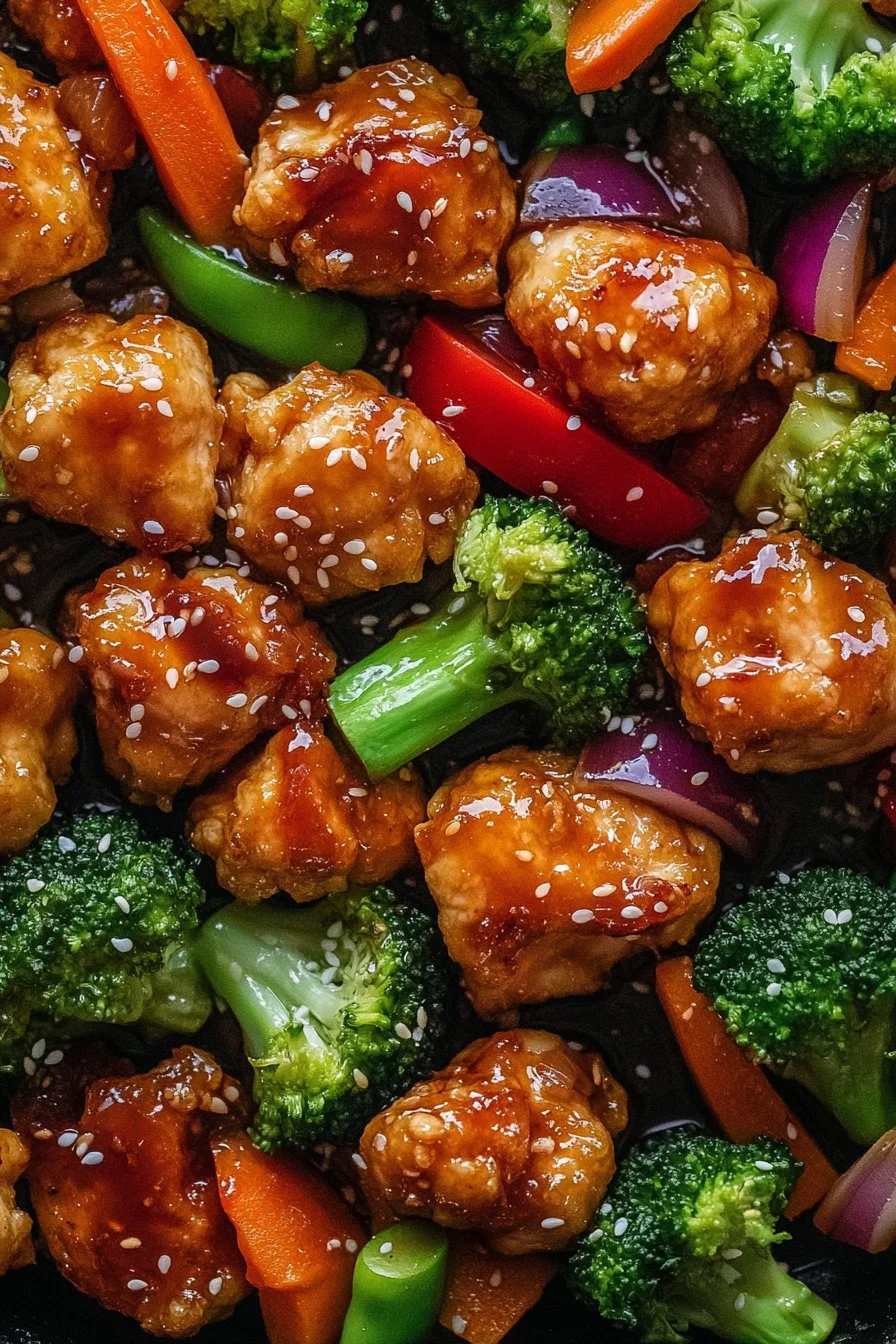 Sheet Pan Sesame Chicken and Veggies
