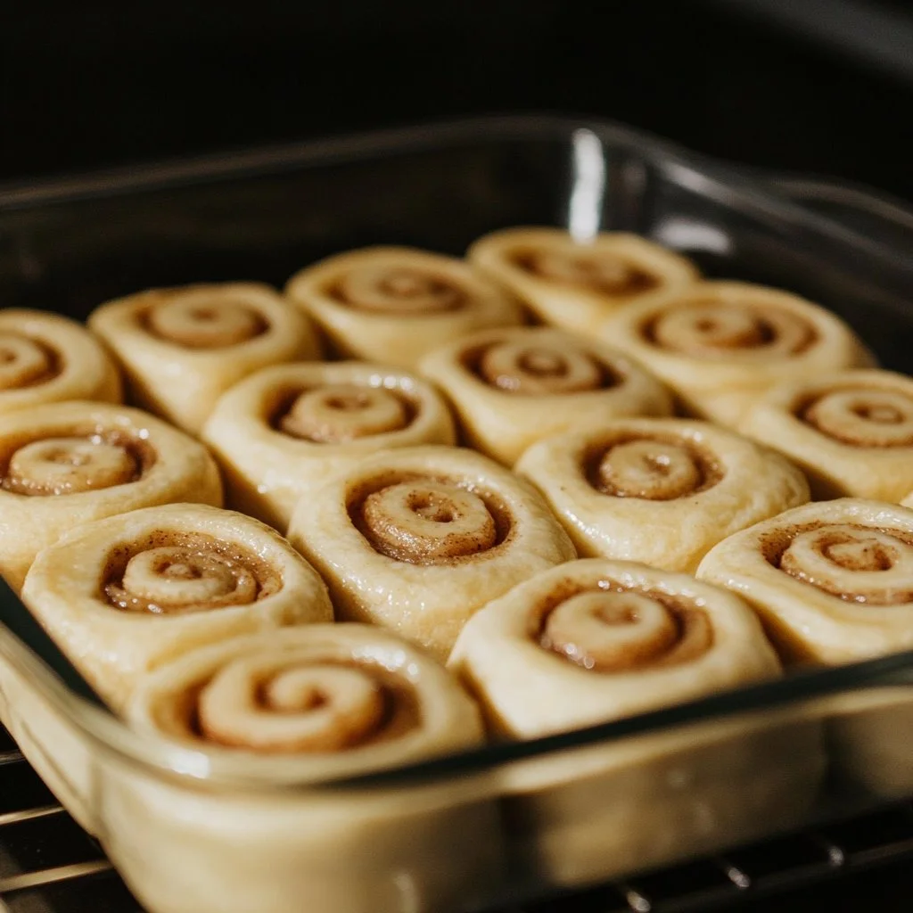 Delicious Icelandic Almond Rolls served on a wooden platter.