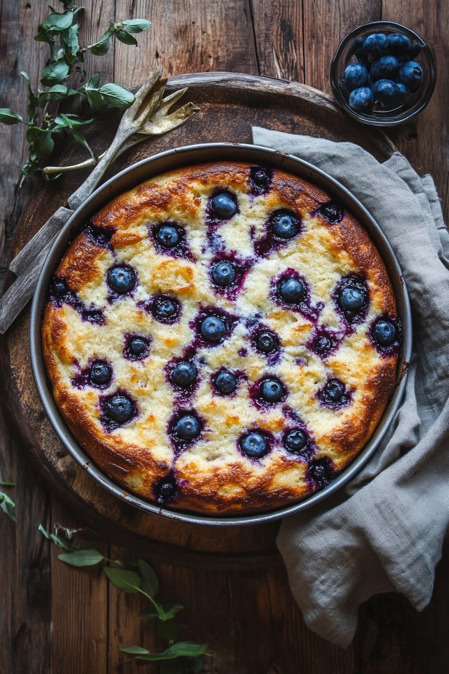 Blueberry Buttermilk Pancake Casserole