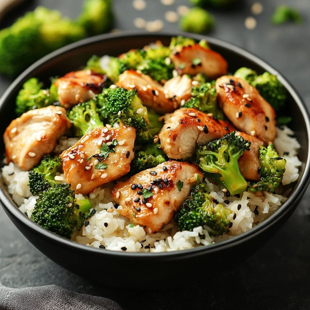 Delicious one-pot chicken and rice dish served in a rustic bowl.