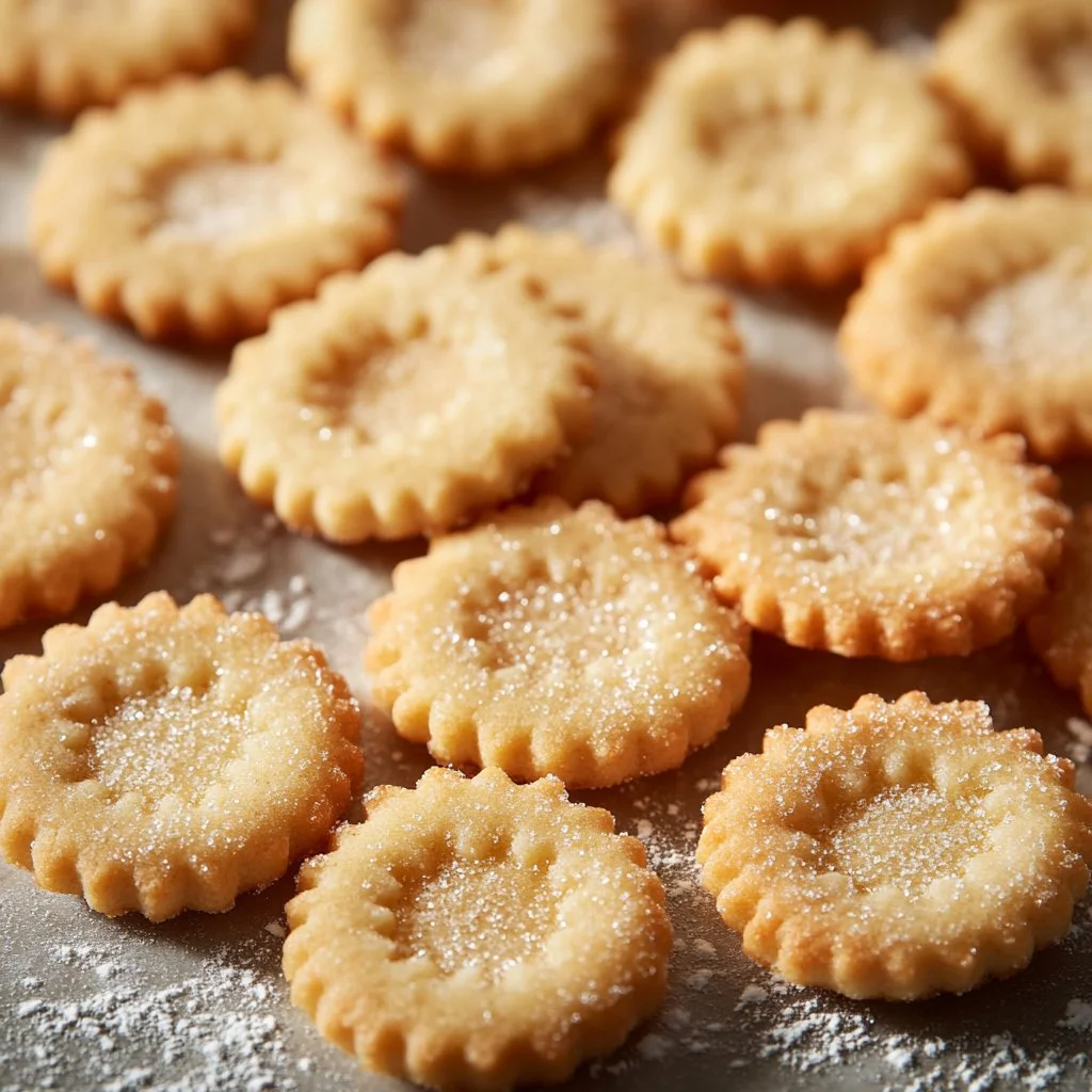 Delicious homemade sugar cookies decorated with icing and sprinkles