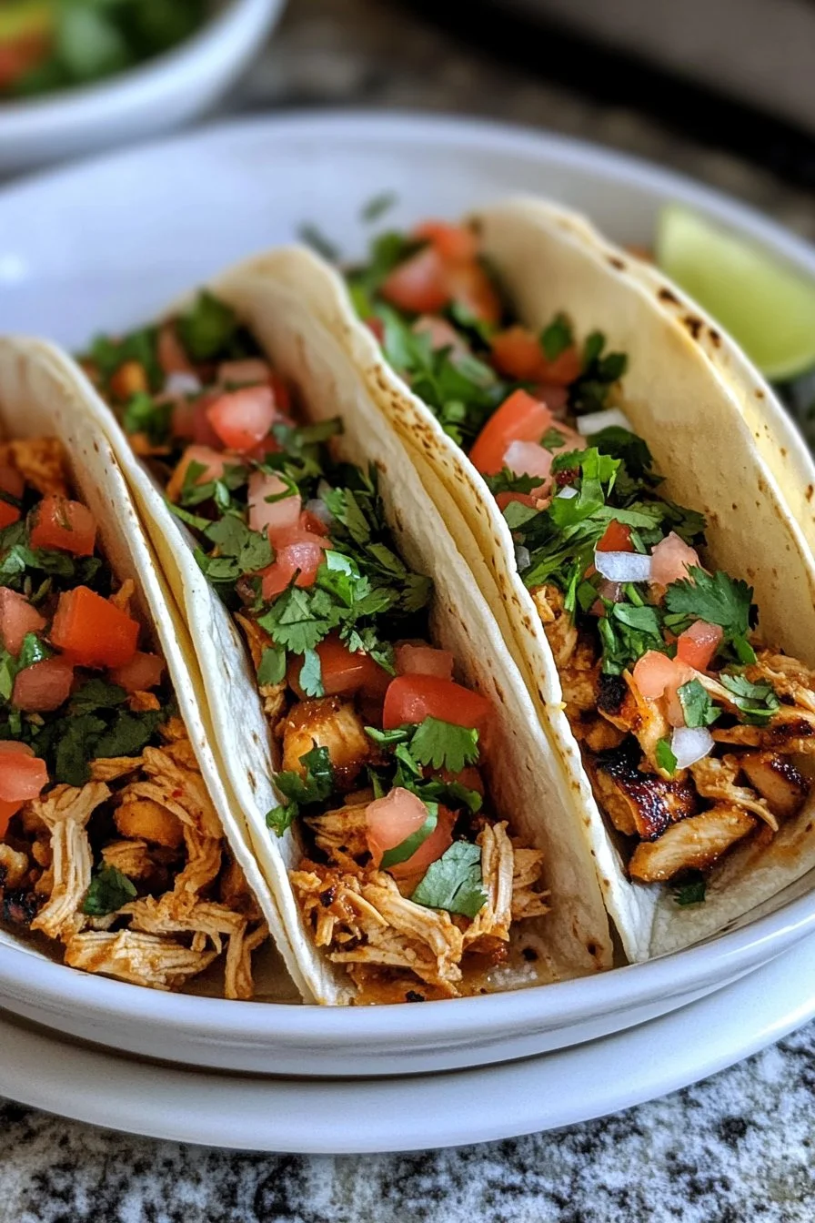 Crockpot Chicken Tacos