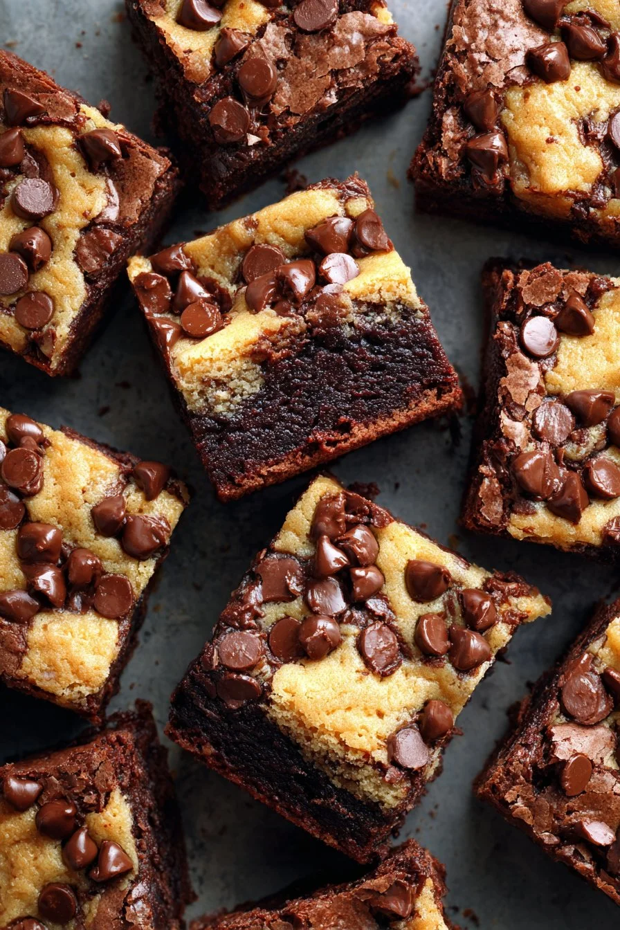 Chocolate Chip Cookie Brownies Recipe