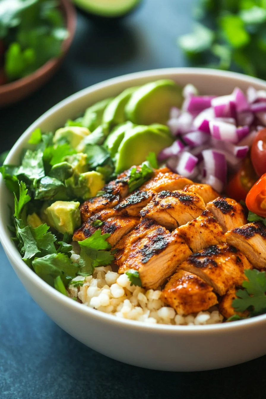 Chipotle Chicken Bowls