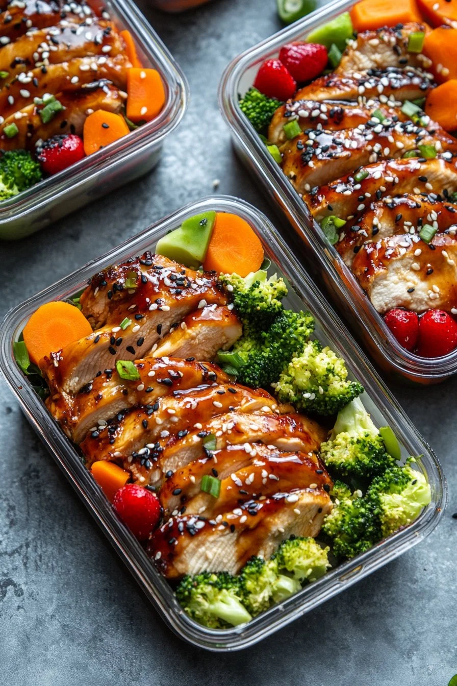Meal Prep Teriyaki Chicken Bowls