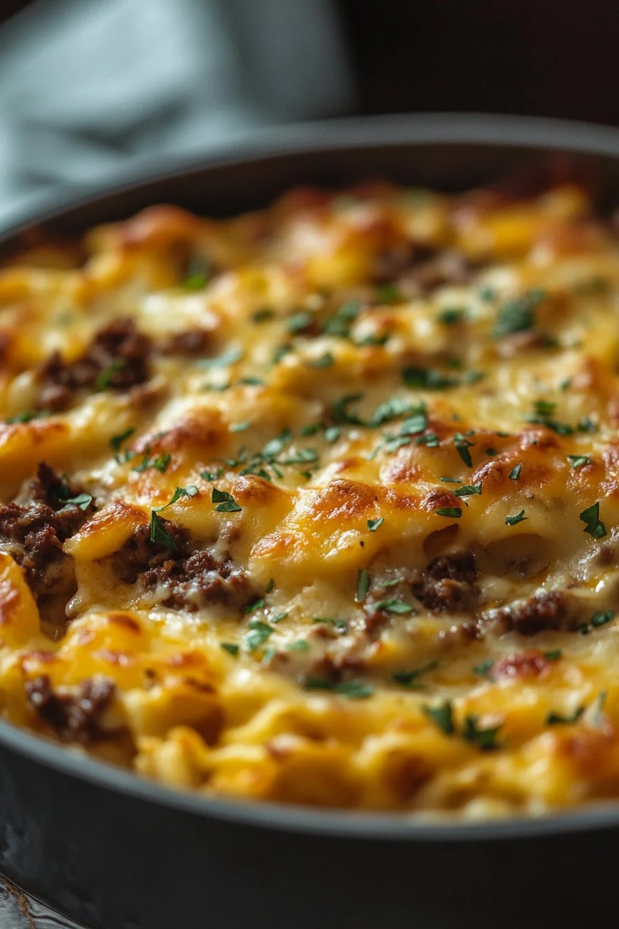 Cheeseburger Casserole