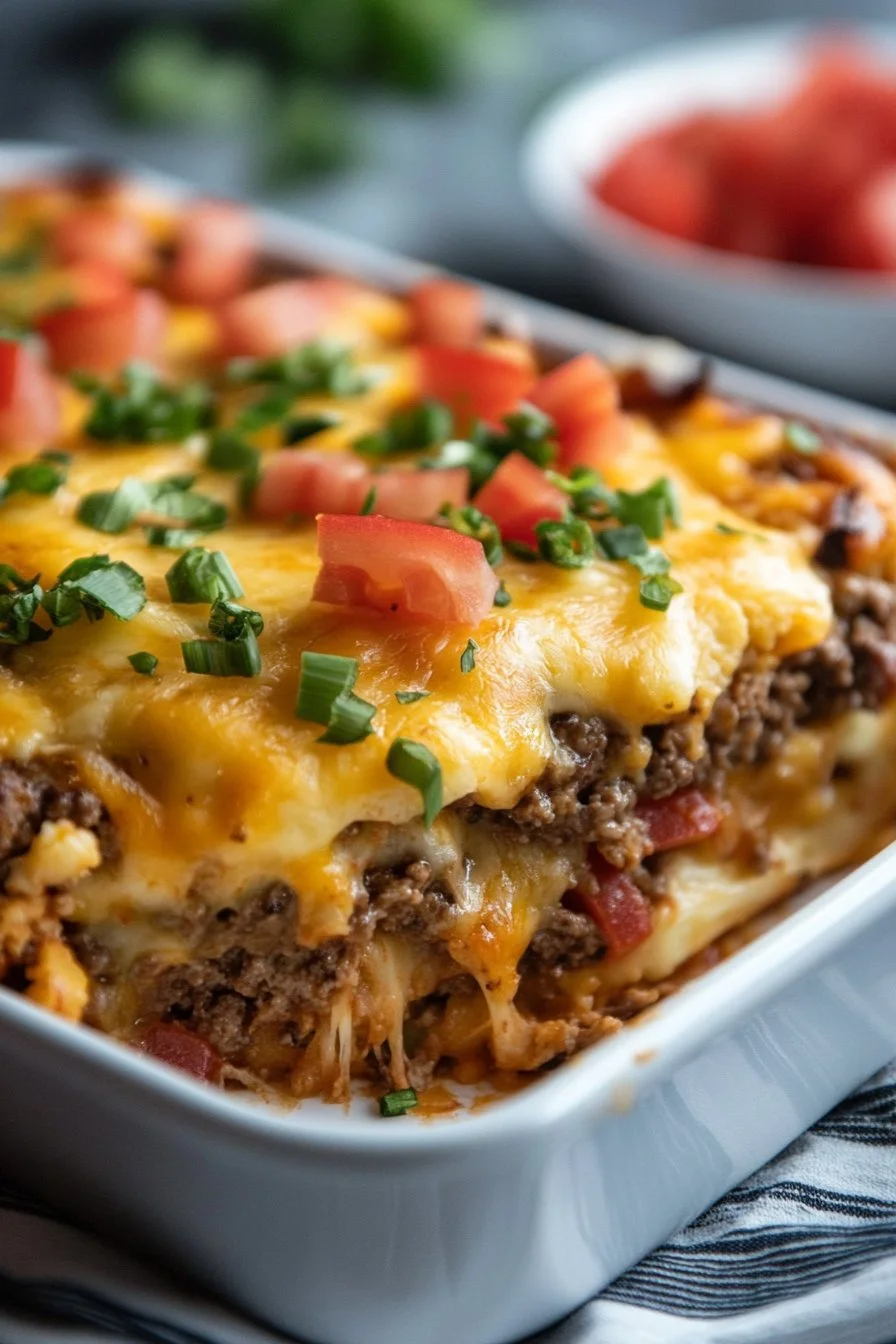 Cheeseburger Casserole
