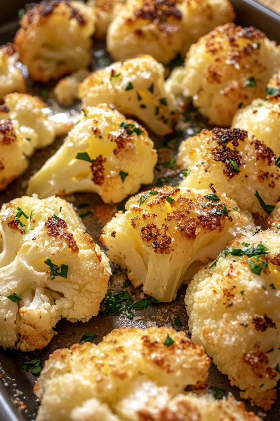 Garlic-Parmesan Roasted Cauliflower