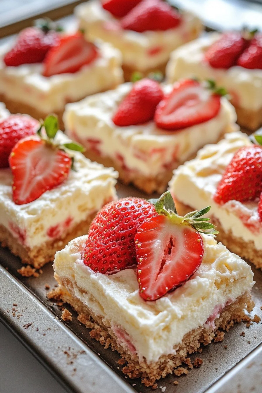 Strawberry Shortcake Bars: Easy Desserts for Summer
