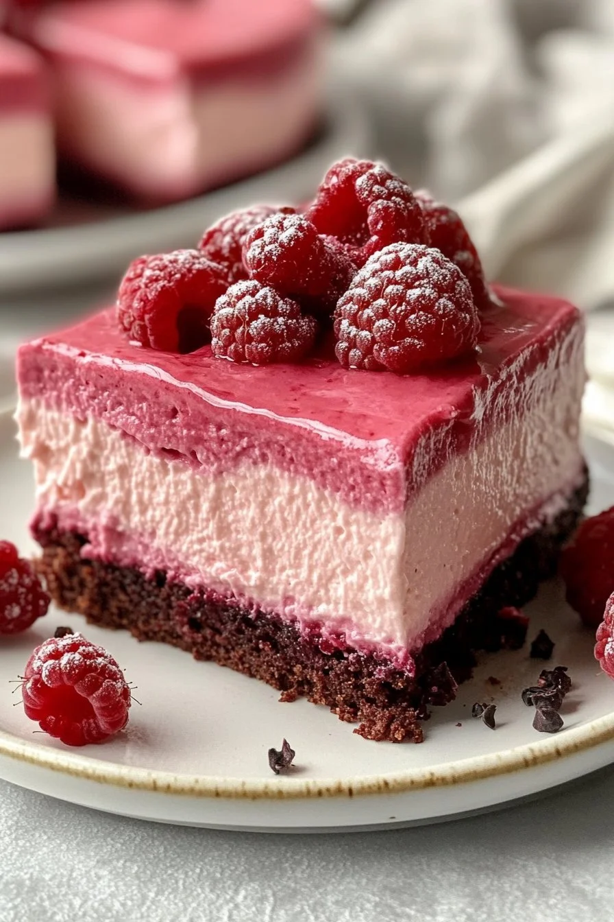 Raspberry Mousse Cake Filling & Dessert