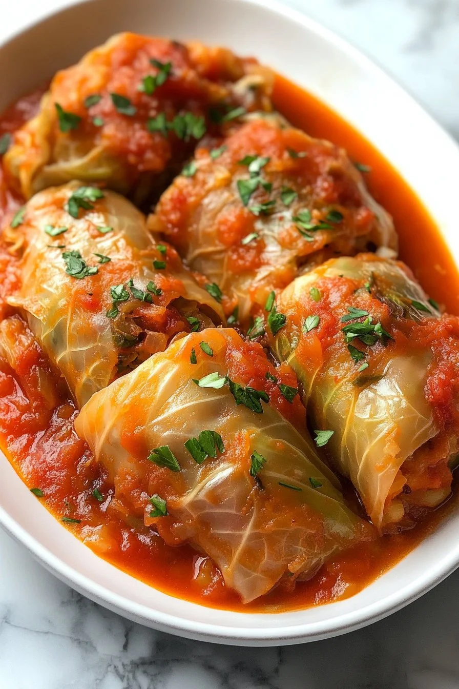 Slow Cooker Unstuffed Cabbage Rolls
