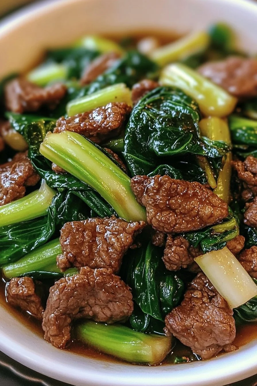 Bok Choy Stir-Fried Beef