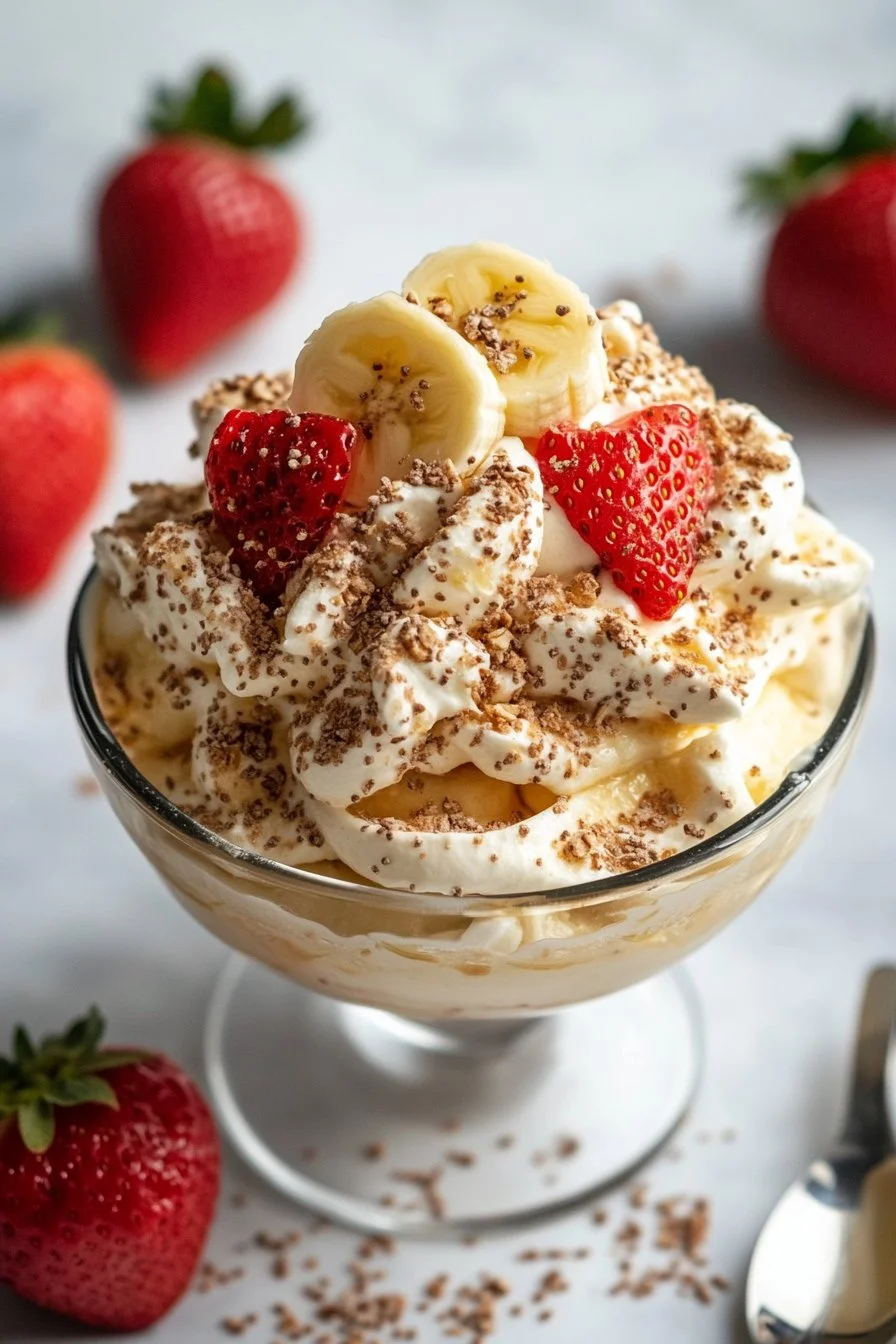 Strawberry Banana Pudding