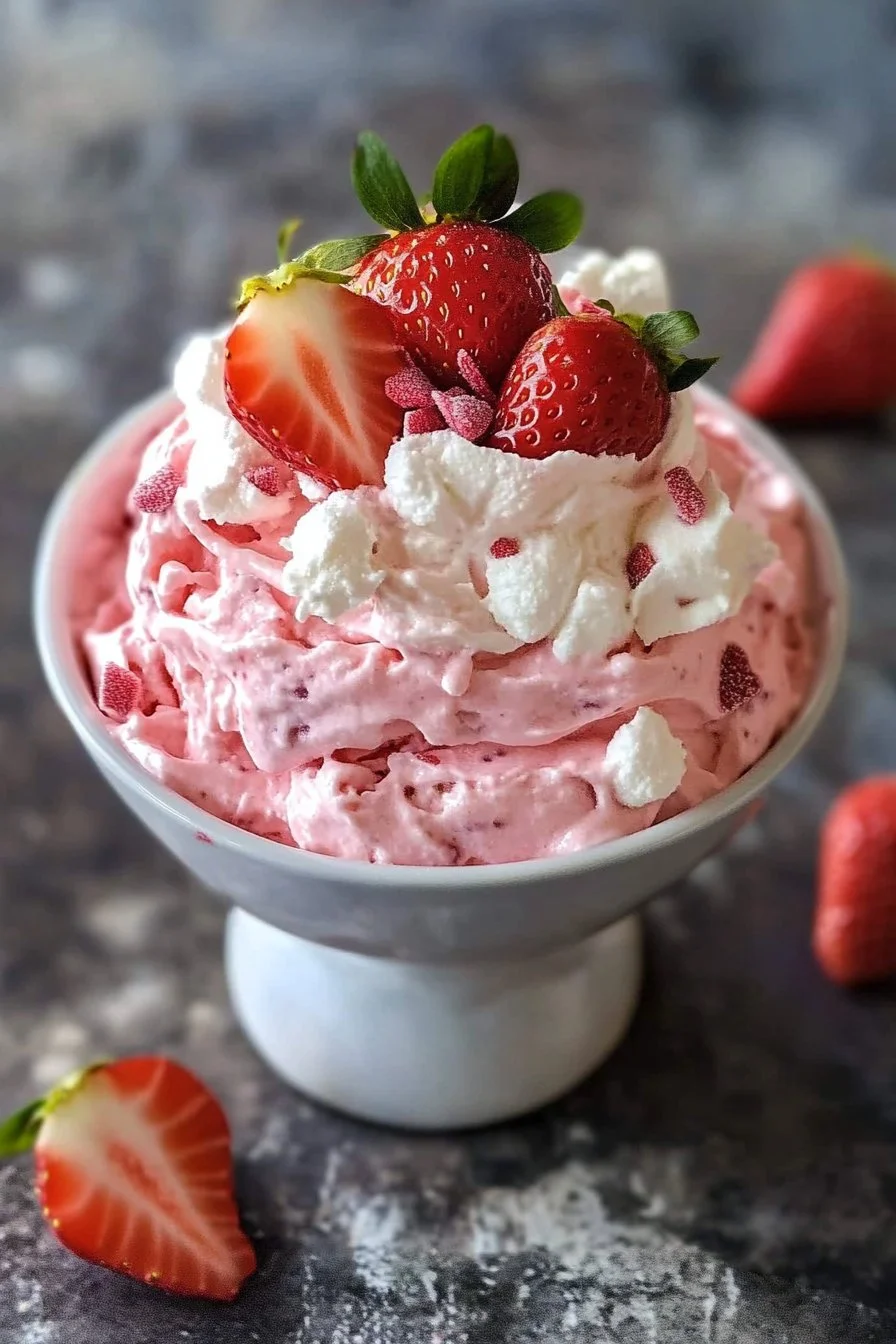 Easy Strawberry Fluff