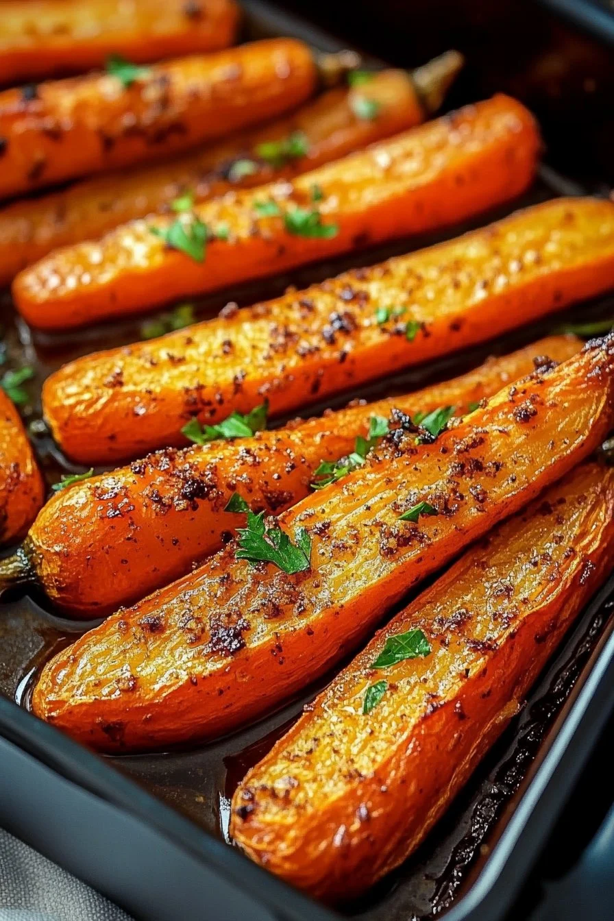Maple Dijon Roasted Carrots