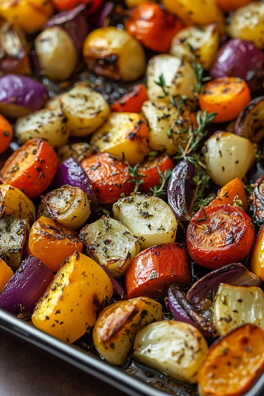 Garlic Herb Roasted Veggies