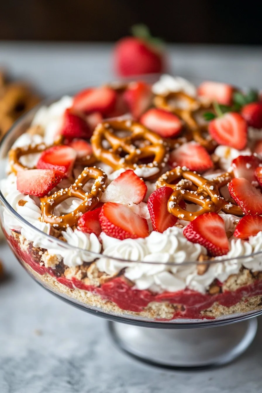 Strawberry Pretzel Salad