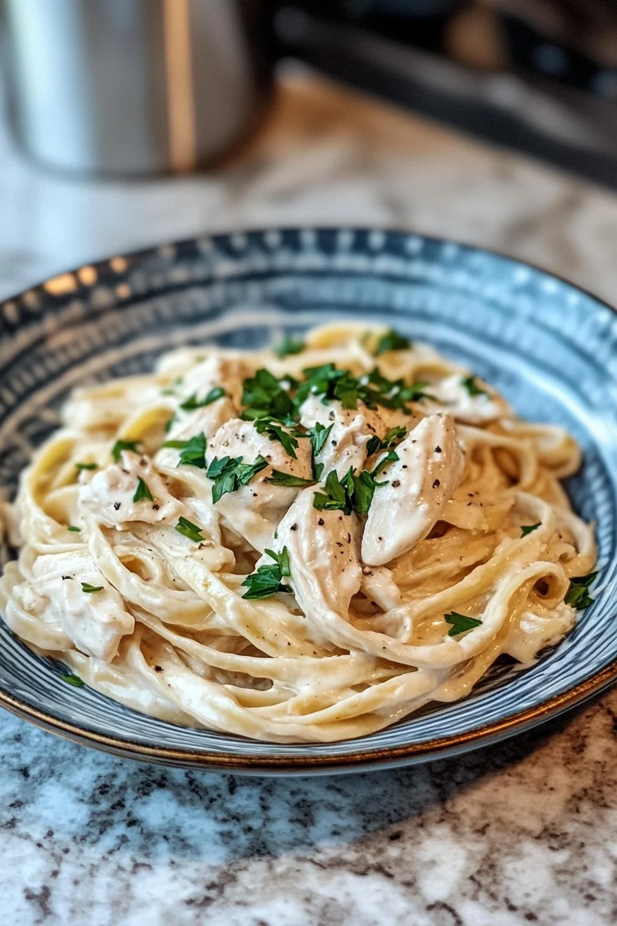 Creamy Chicken Fettuccine Alfredo