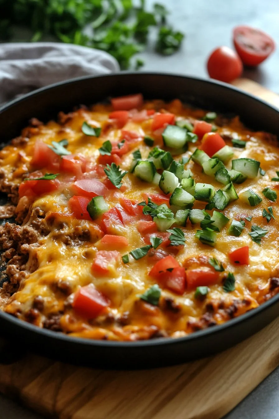 Cheeseburger Casserole